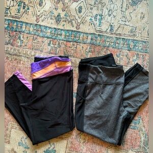 RBX two midcalf leggings size L